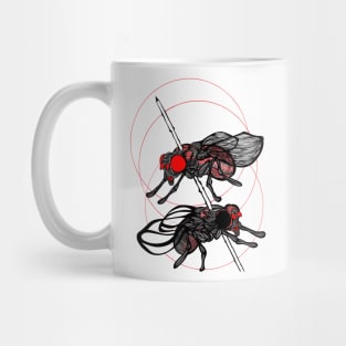 Creepy Flies on a Stick Mug